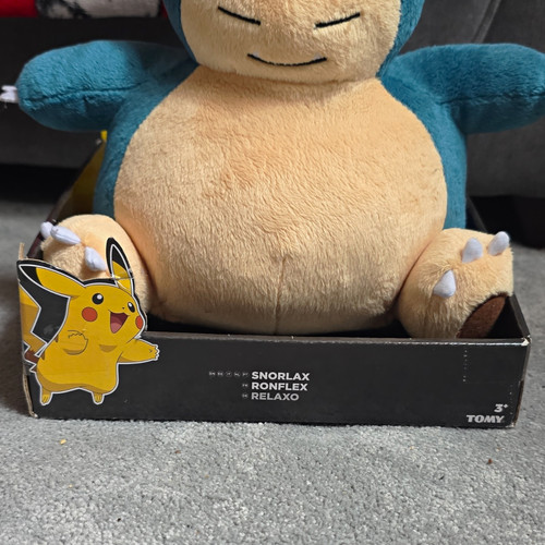 Tomy pokémon snorlax - pokémon, plush