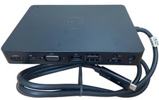 Dell WD15 USB-C Laptop Docking Station Dual Monitor Dock K17A (No Power Supply)