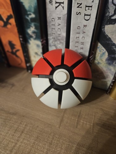 Pokeball fidget desk clicker - pokeball,