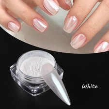 White Pearl Chrome Nail Powder