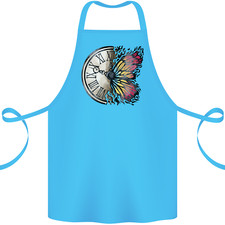 Butterfly Clock Cotton Apron 100% Organic