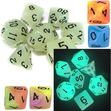 Poly Dice Set - Glow in the