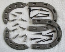 British Army:"AMMO BOOT HEEL & TOE PLATES" (With Fixing Nails/Screws, Sizes 5-6)