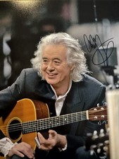 Jimmy Page Autographed photo 8