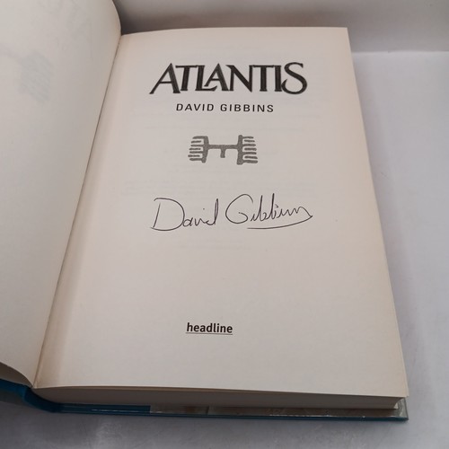 David gibbins signed atlantis - david,