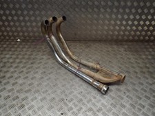 Yamaha XS750 XS 750 3 into 2 Section Of Original Exhaust Downpipes & Shield