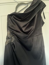 Long Evening Gown Size 14 NWT Untold Collection Gown Black Tie wedding 