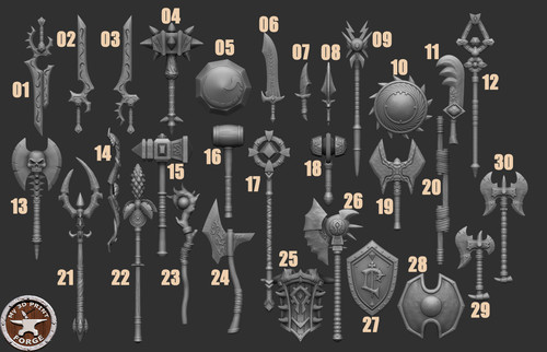 Iconic warcraft weapons - iconic,