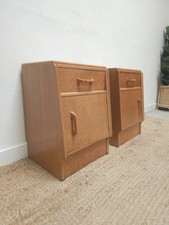 G plan Bedside cabinets Brandon Pair Vintage Mid Century Retro Vintage DELIVERY