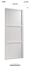 3 X SpacePro Shaker white  Sliding Wardrobe Doors 610mm wide x 2220mm high. 