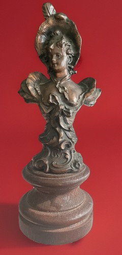 Art nouveau spelter figure - figure, of