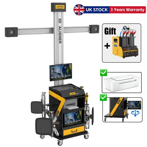 Wheel alignment machine - 3d,