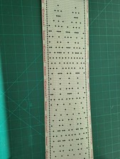 Knitting Machine Punch Card -