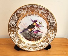 Derby Plate c1815 Painted with