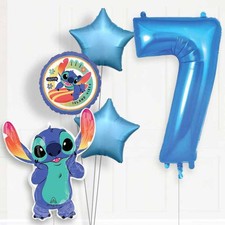 Stitch 7th Birthday Helium