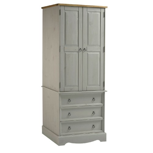Corona grey combi wardrobe - combi,