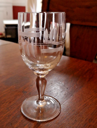 Antique art deco wine - art, glass