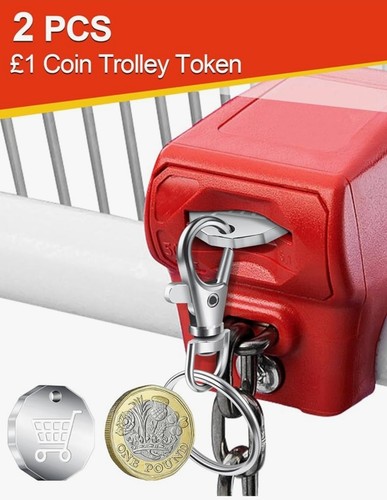 Shopping trolley token - shopping,