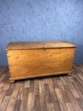 Victorian Pine Blanket Box