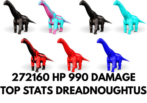 Dreadnoughtus 990 dmg 272160 - dmg,