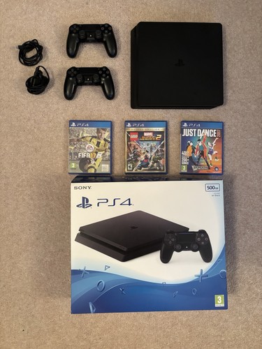 Sony playstation slim black - playstation,