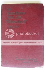 STANDARD LIGHT CAR - Car Handbook - c1920