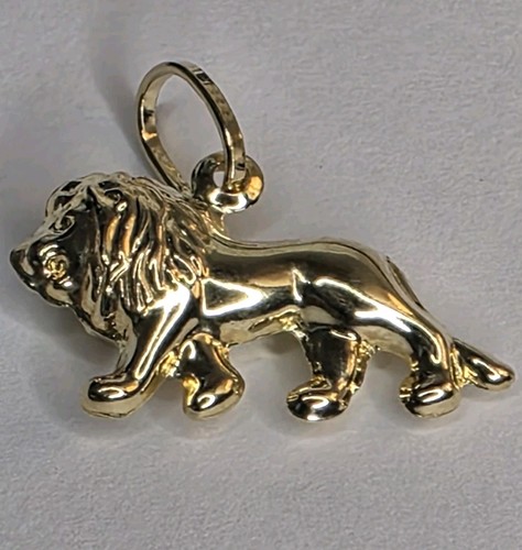 9ct yellow gold - gold, lion