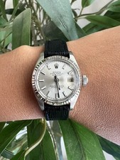 Ladies Rolex Oyster Perpetual Datejust Watch  26mm Silver Date