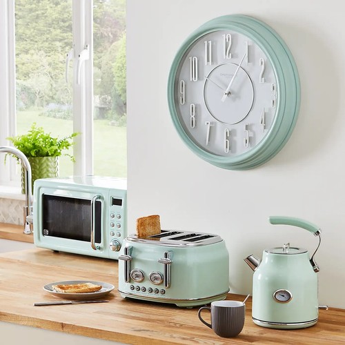 Stylish retro microwave 4 - retro, microwave,