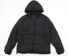 River Island Mens Black Puffer