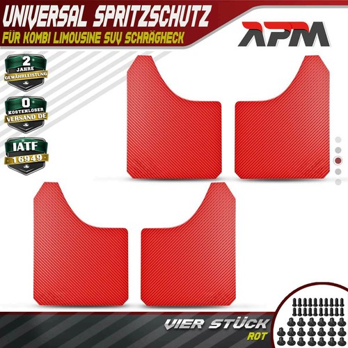 Universal car splash guards - 4x,