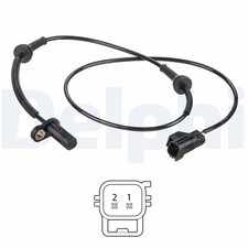 Front Left Wheel Speed Sensor Delphi SS20569 Fits Volvo XC90 Braking System
