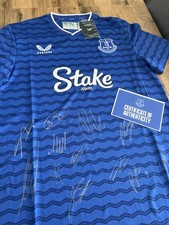 Everton FC Authentic Signed