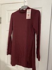 Oh Polly Wine Red Dress Large