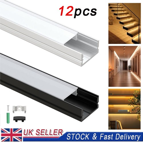 12pack led aluminium channel - 12pack,