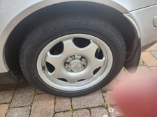 1998 MERCEDES BENZ SLK X4 16 " ALLOY WHEELS WITH PART WORN TYRES 205 55 16 96-04