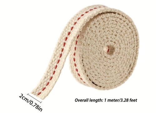 Flat cotton wick - wick, |