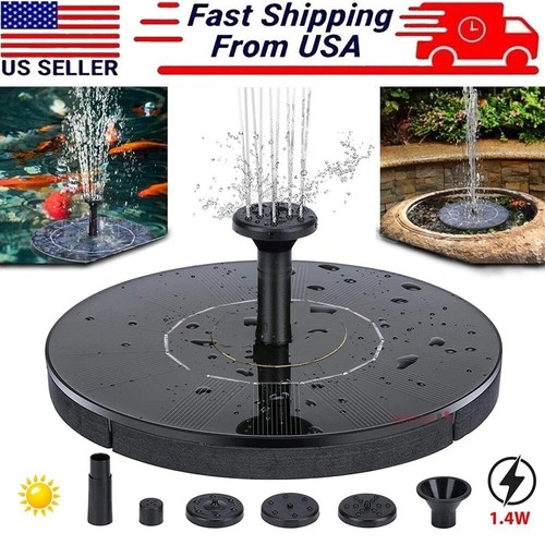 Solar power fountain - solar,
