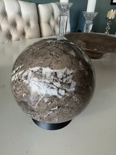 Beautiful Brown White Sphere unsure Wether Marble Or Agate