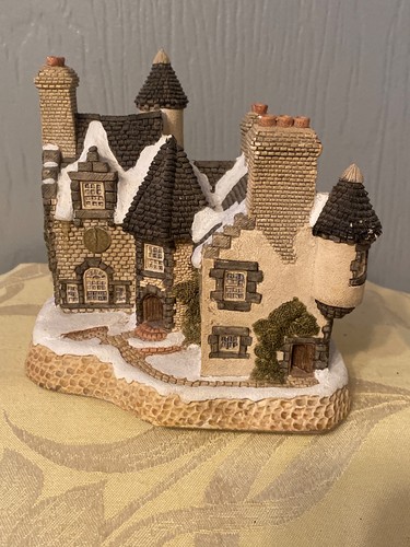 Vintage winter cottages - vintage,