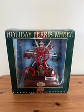 Vintage Maisto Holiday Ferris Wheel Christmas Musical Decoration Working In Box