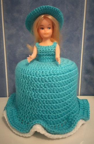 Handmade crochet vintage dress - crochet,