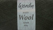 NEW Wendy with Wool Aran 400g 25% Wool Knitting Yarn - Choice Of Colours