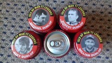 JOEY ROBERT MICHAEL & WILLIAM DUNLOP ISLE OF MAN TT LEGENDS BADGES (C) 55mm size