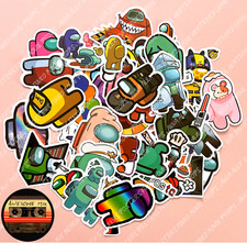 50 Among Us Stickers -