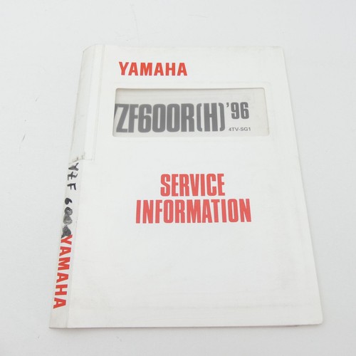 Yamaha fzr 600 service - yamaha, r