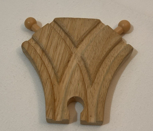 Wooden short curved switch - wooden,