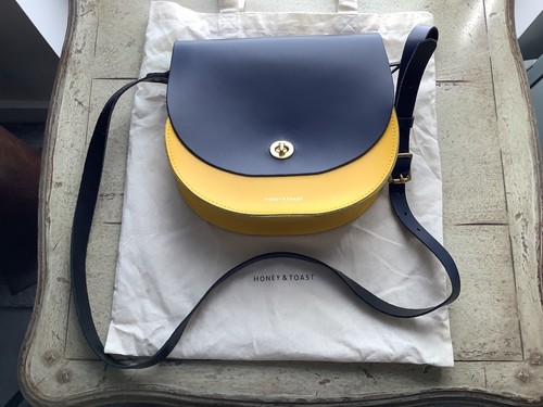 Honey toast leather saddle - &,
