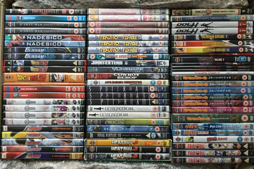 Anime dvd bundle inc box - 72,