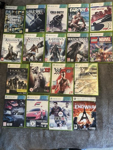 Xbox 360 games job lot - x16, gta